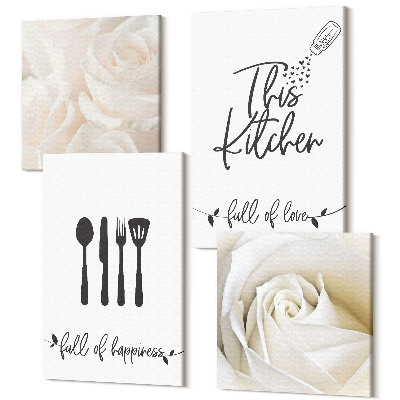 Sada 4 obrazů Geometrické vzory plakáty ve stylu Bauhaus