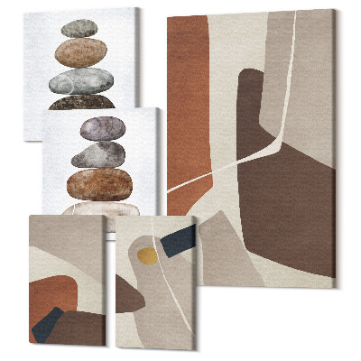 Sada obrazů pentaptych Abstraktní obraz boho obrazů v moderním stylu