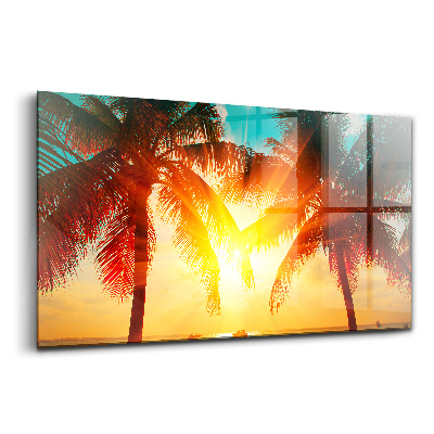 Skleněný obraz na zeď Dovolená relaxace léto