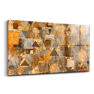 Obraz na skle Geometrické tvary