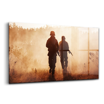 Skleněný obraz na stěnu Námořní pěchota Spojených států