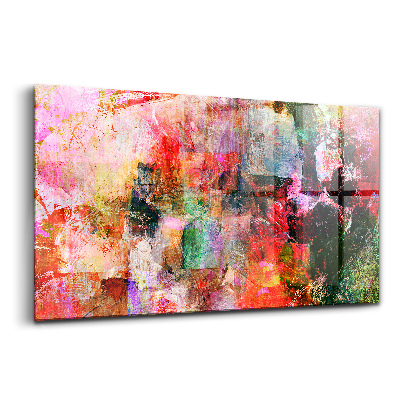 Obraz na skle Abstraktní kompozice
