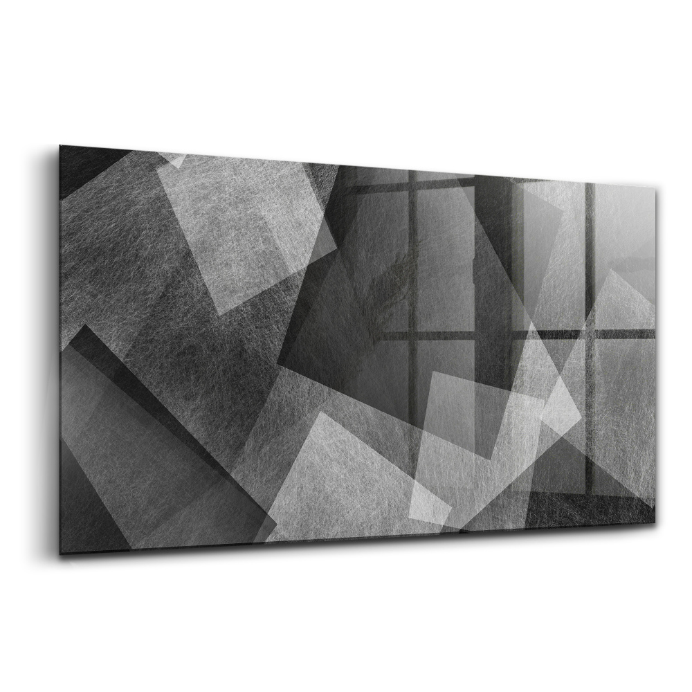 Skleněný obraz na zeď Geometrická abstrakce
