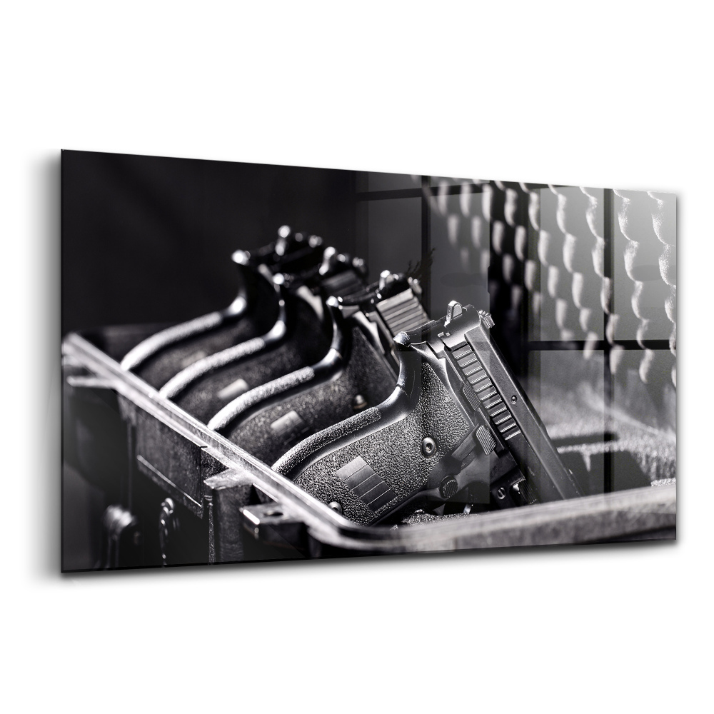 Obraz na skle Zbraň