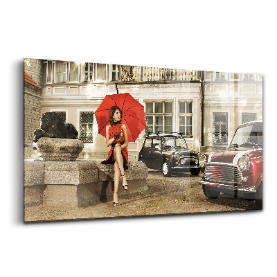 Obraz ze skla Oldschoolová auta