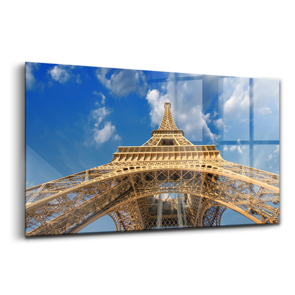 Skleněný obraz na zeď Francie Eiffelova věž