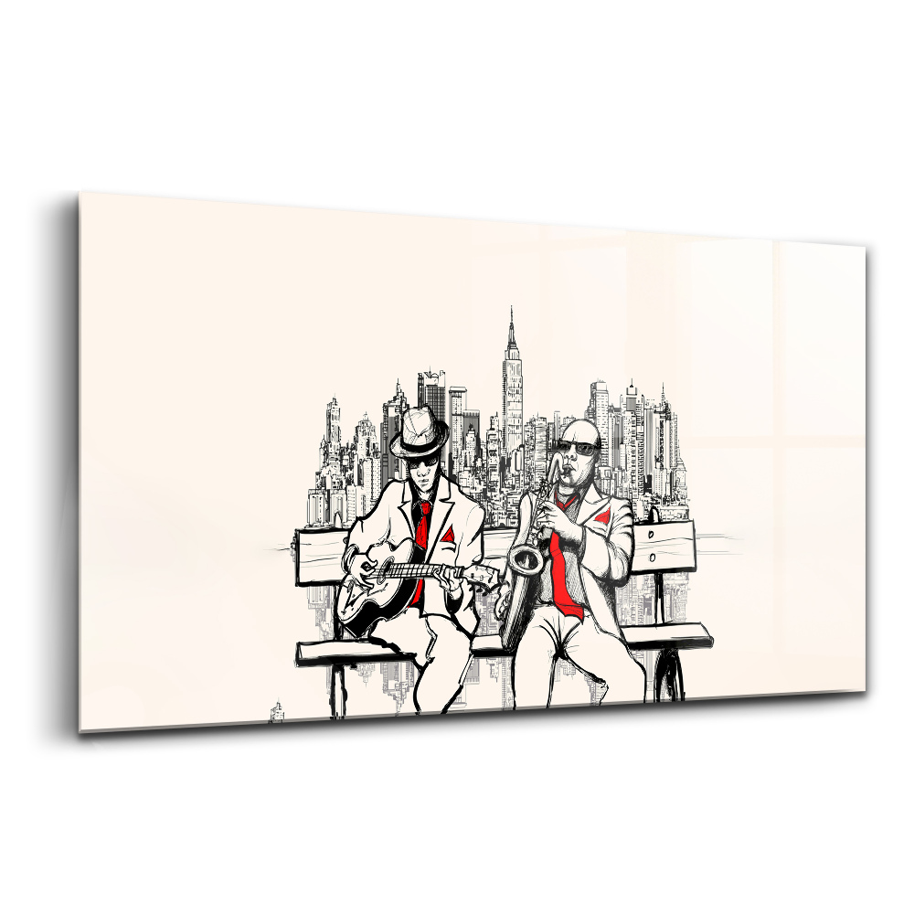 Obraz na skle Jazz v New Yorku