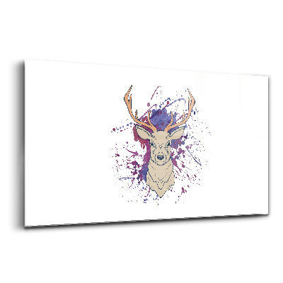 Skleněný obraz na zeď Vektorová ilustrace jelena
