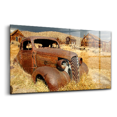 Skleněný obraz na stěnu Státní park Bodie