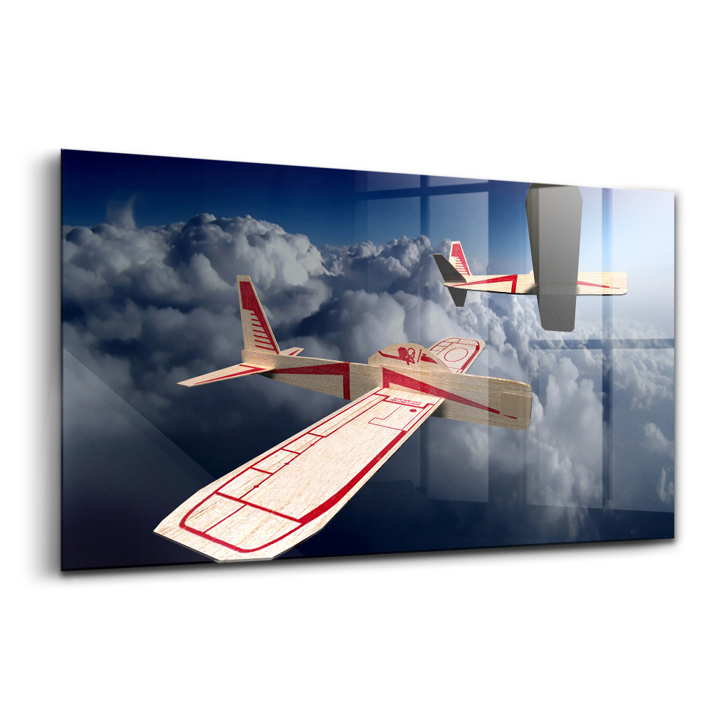 Skleněný obraz na stěnu Kluzáky