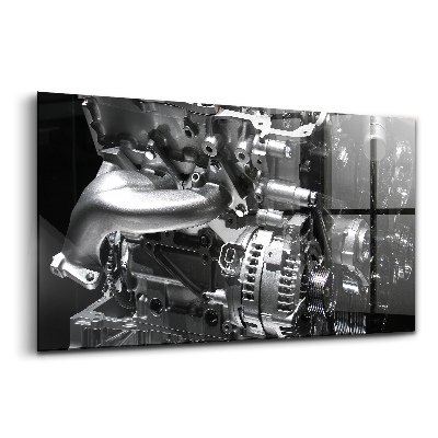 Obraz na skle Část spalovacího motoru automobilu