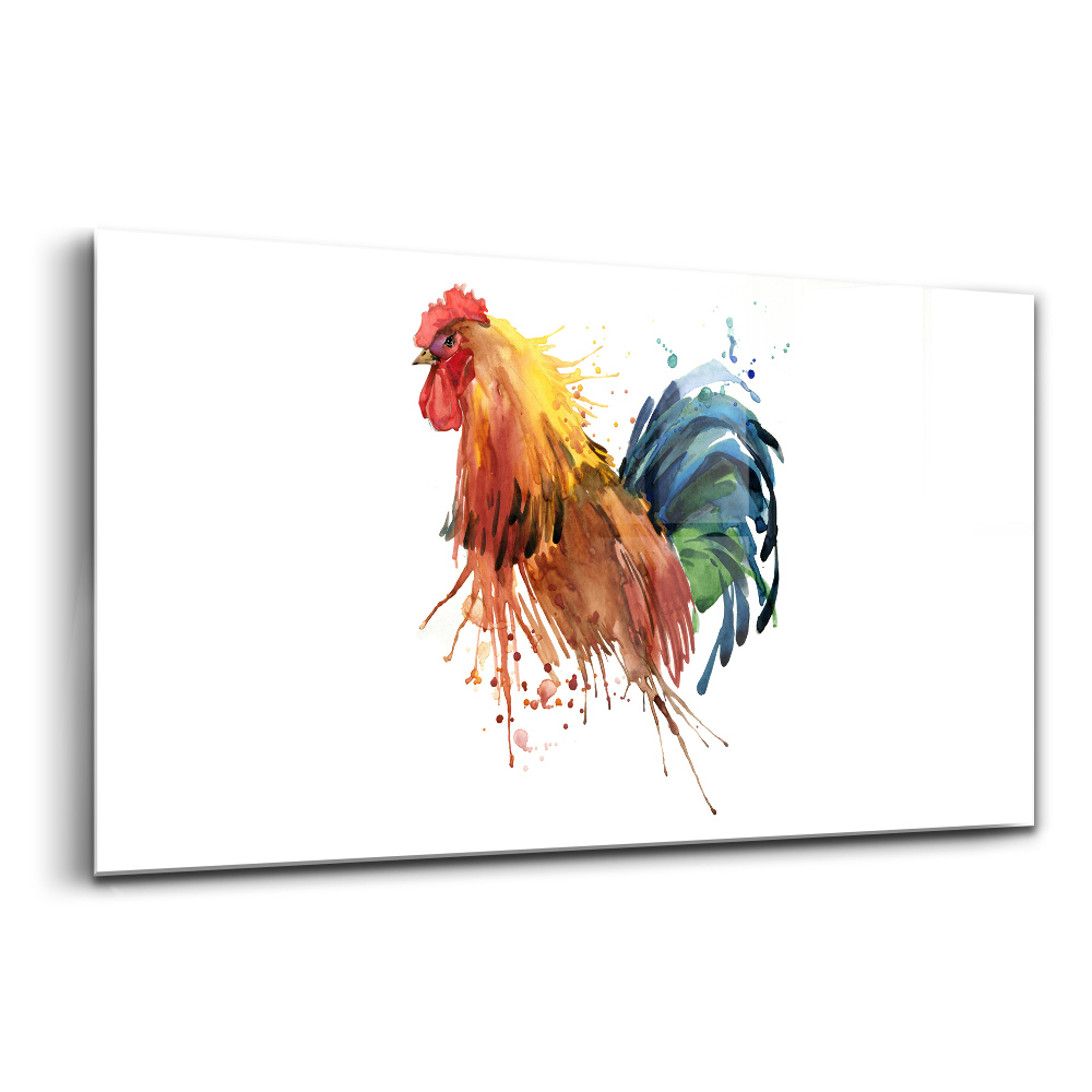 Obraz ze skla Barevný kohout