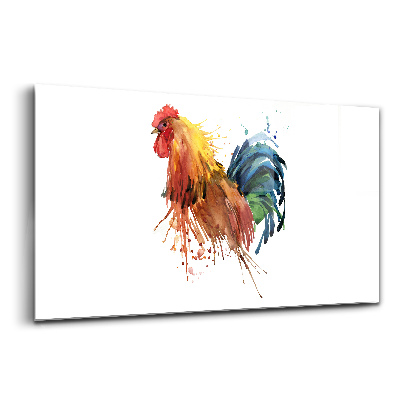 Obraz ze skla Barevný kohout