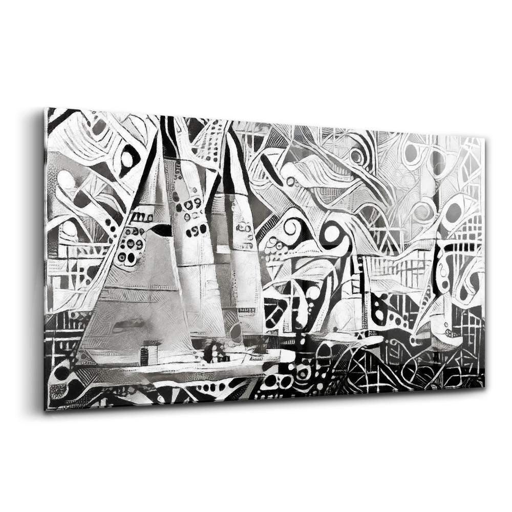 Obraz ze skla Opěrky hlavy na vodě abstraktní