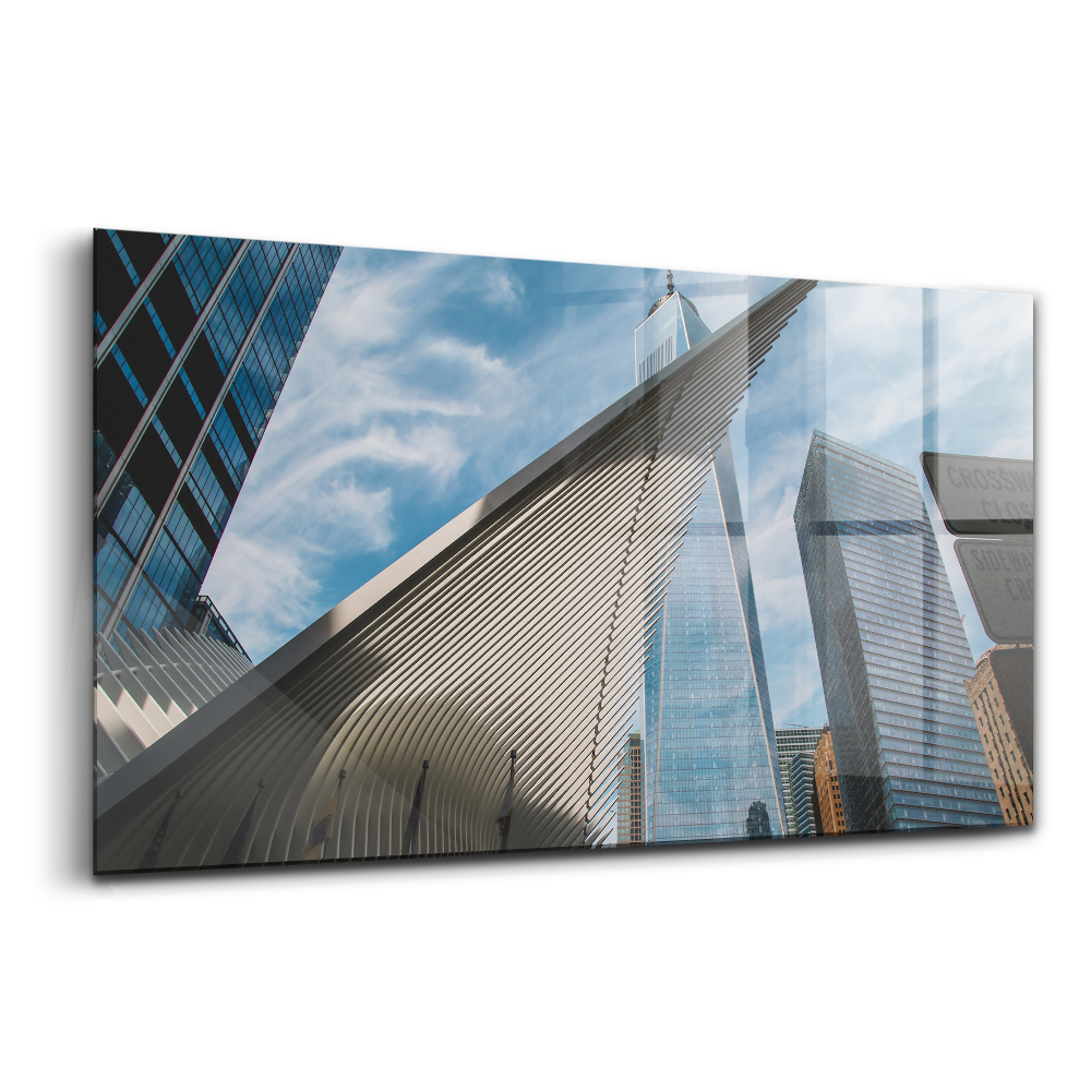 Skleněný obraz na zeď Mrakodrapy v New Yorku
