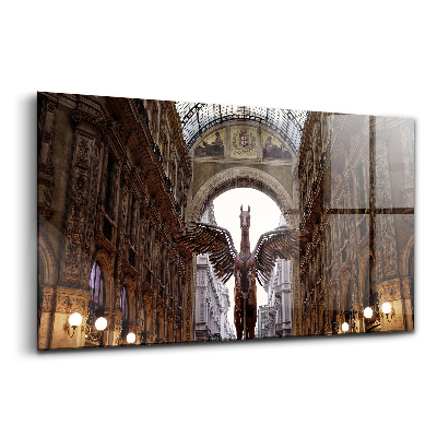 Skleněný obraz Socha koně v Miláně