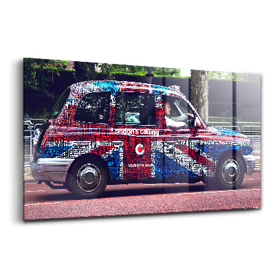 Obraz ze skla Britské auto