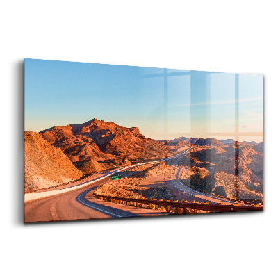 Obraz ze skla Skály v kaňonu