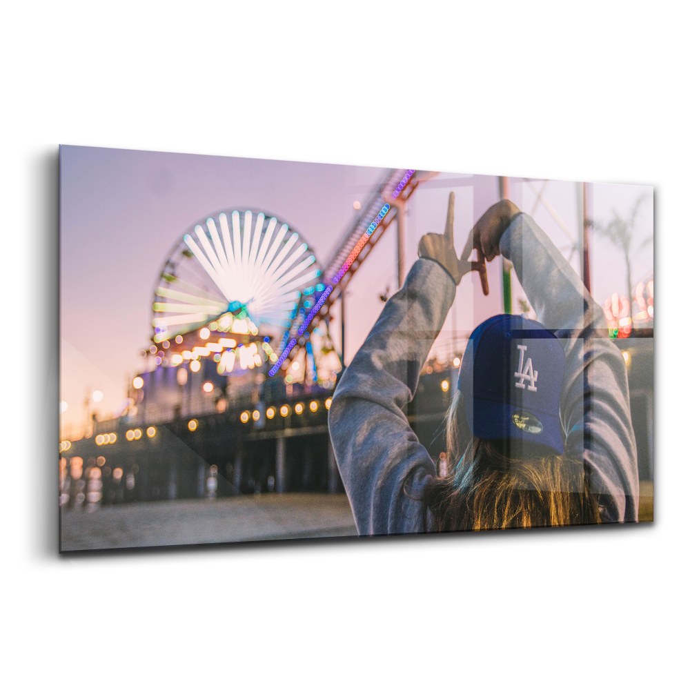 Obraz na skle Santa monica v USA