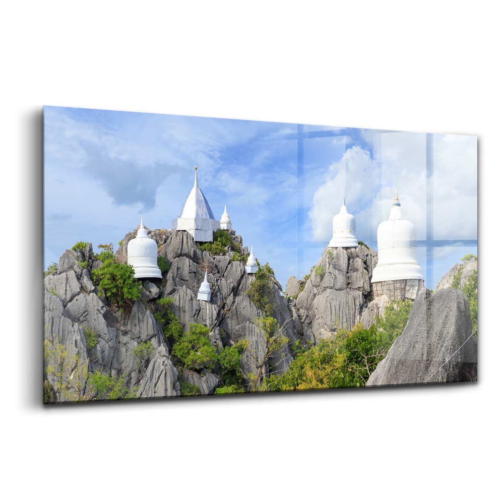 Obraz ze skla Vrchol hory v Chiang Mai