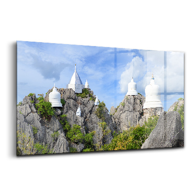 Obraz ze skla Vrchol hory v Chiang Mai