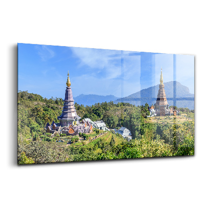 Skleněný obraz na stěnu Národní park Chiang mai