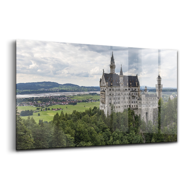 Obraz ze skla Zámek Neuschwanstein Německo