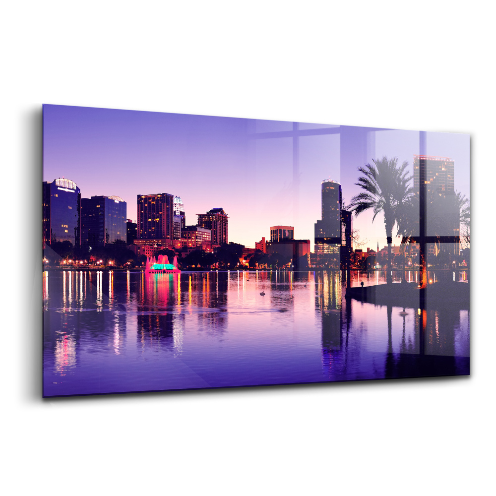 Obraz ze skla Panorama města Orlando