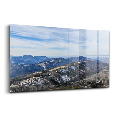 Obraz ze skla Krajina równica ustroń