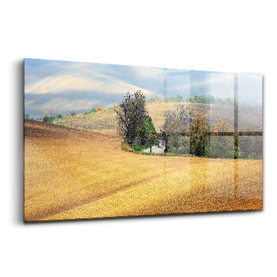 Skleněný obraz na zeď Moravský venkov