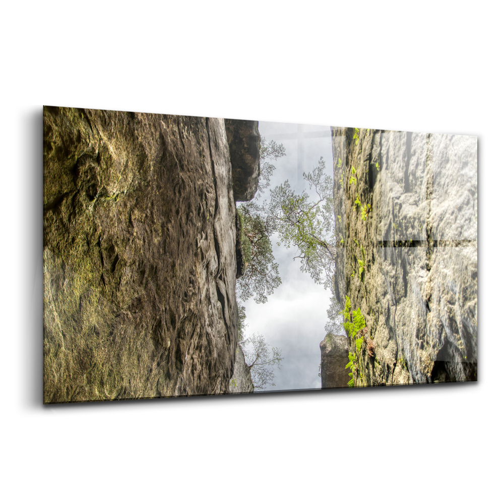 Skleněný obraz Skalní město v České republice