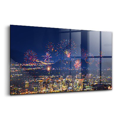 Obraz ze skla Město Phoenix v noci