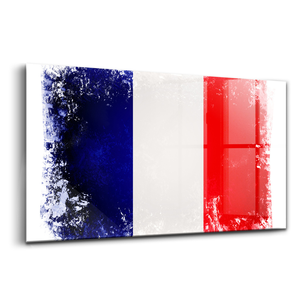 Skleněný obraz na stěnu Vlajka Francie