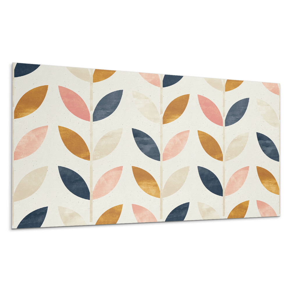 Pvc obkladový panel Listový vzor v řadách