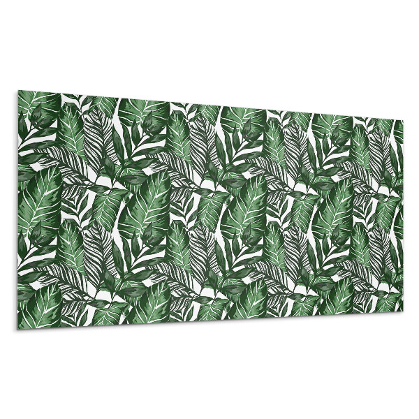 Panel na zeď Tropické listy ve vzoru