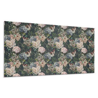 Nástěnný panel Květinový vzor na pozadí