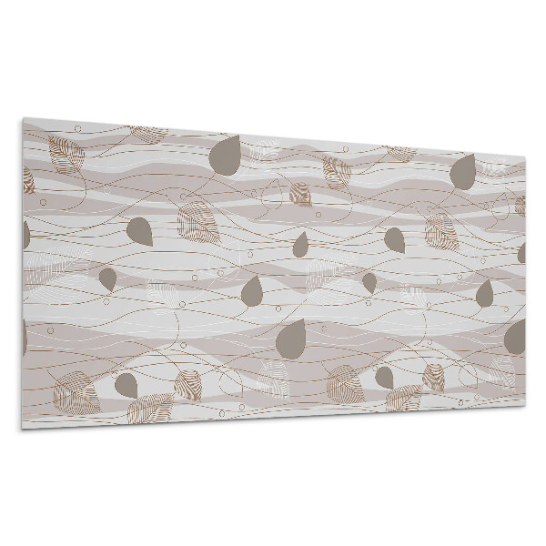 Pvc obkladový panel Listový vzor na vlnách