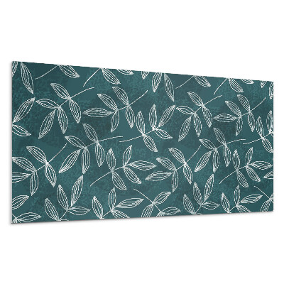 Dekoracni panel Listy na texturovaném pozadí