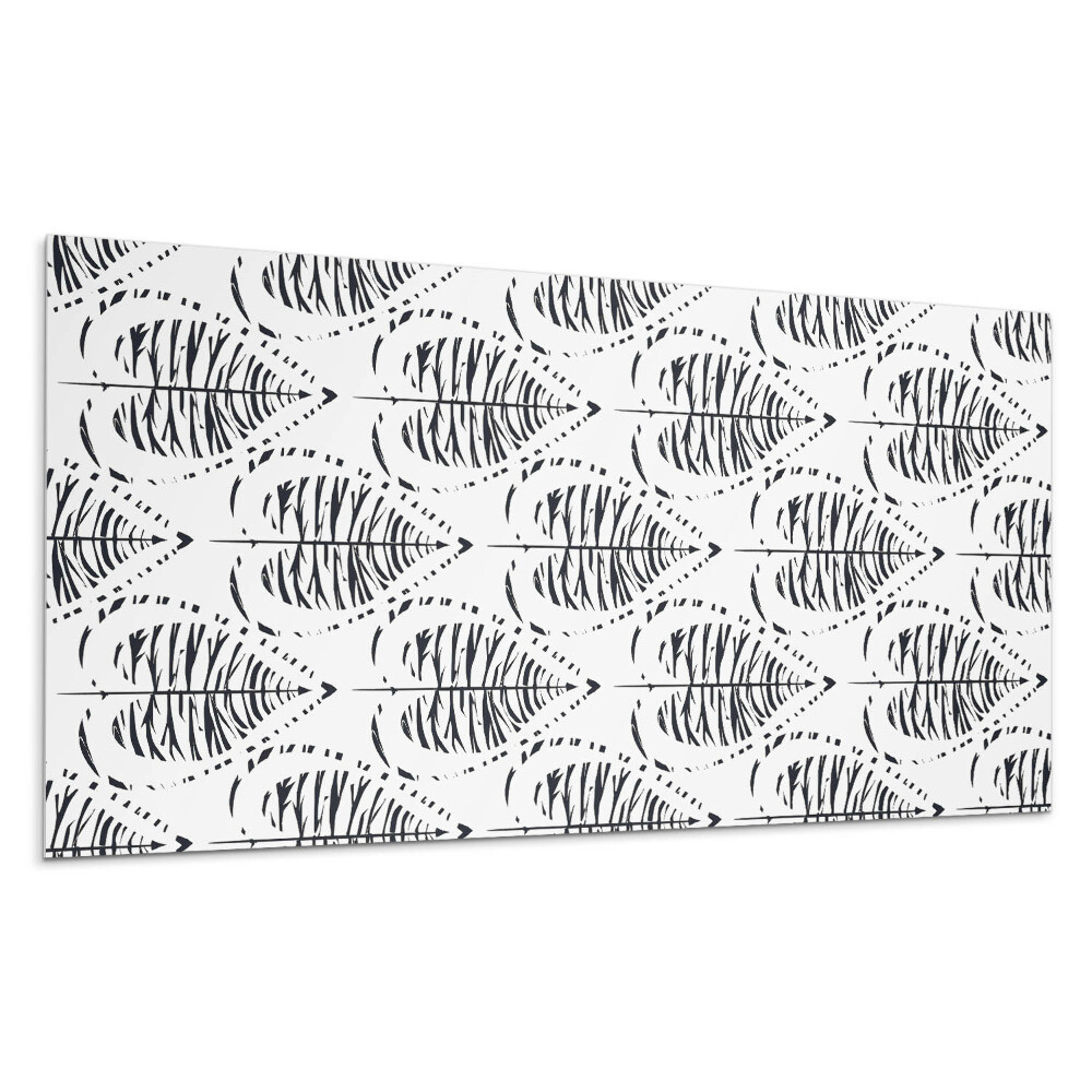 Panel na zeď Rytmický listový vzor