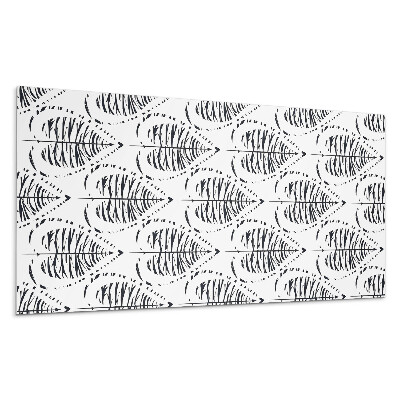 Panel na zeď Rytmický listový vzor