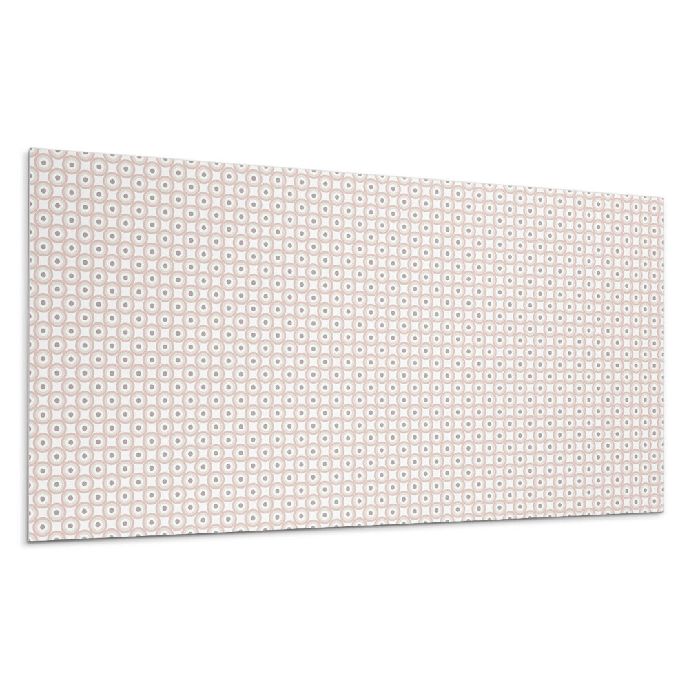 Panel na zeď Vzorek s kruhy v mřížce