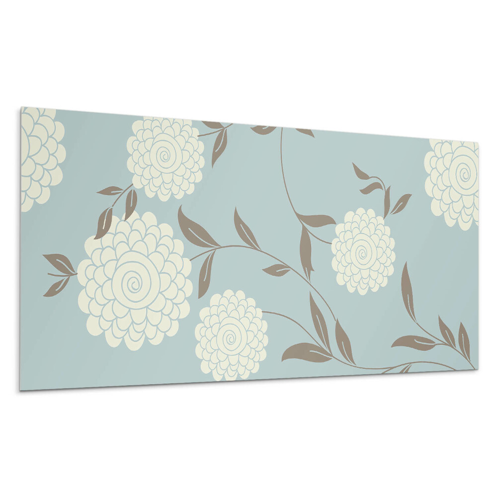 Panel na zeď Květinový vzor s listy