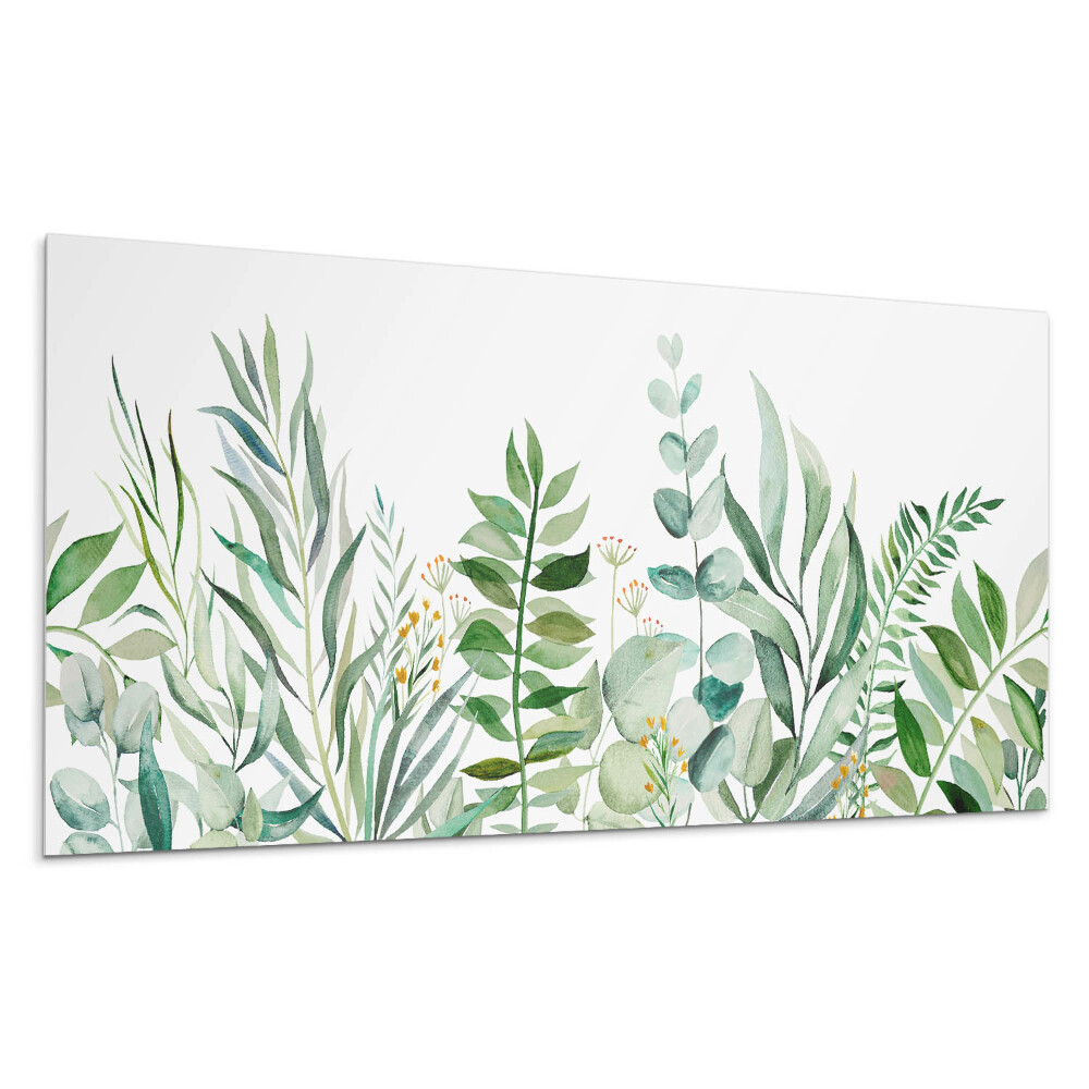 Dekoracni panel Vzory listů rostlin