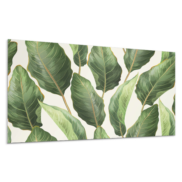 Nástěnný panel Listy v tropickém stylu