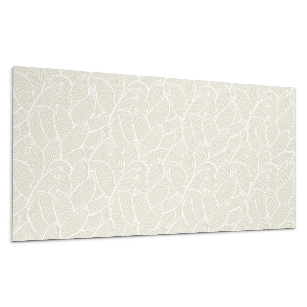 Nástěnný panel Jemné listy ve vlnách