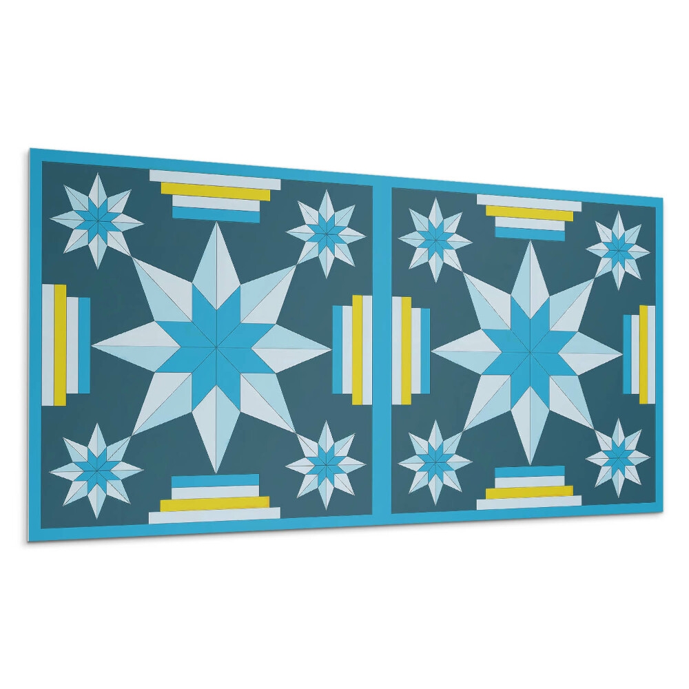 Panel na zeď Geometrické hvězdy v uspořádání
