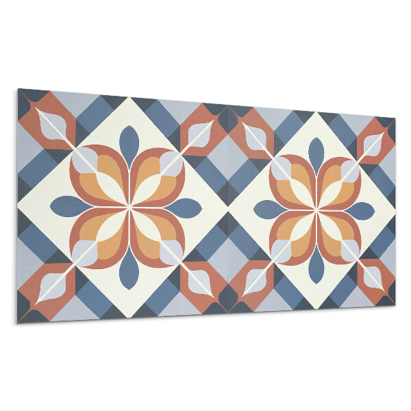 Dekoracni panel Geometrický květinový vzor