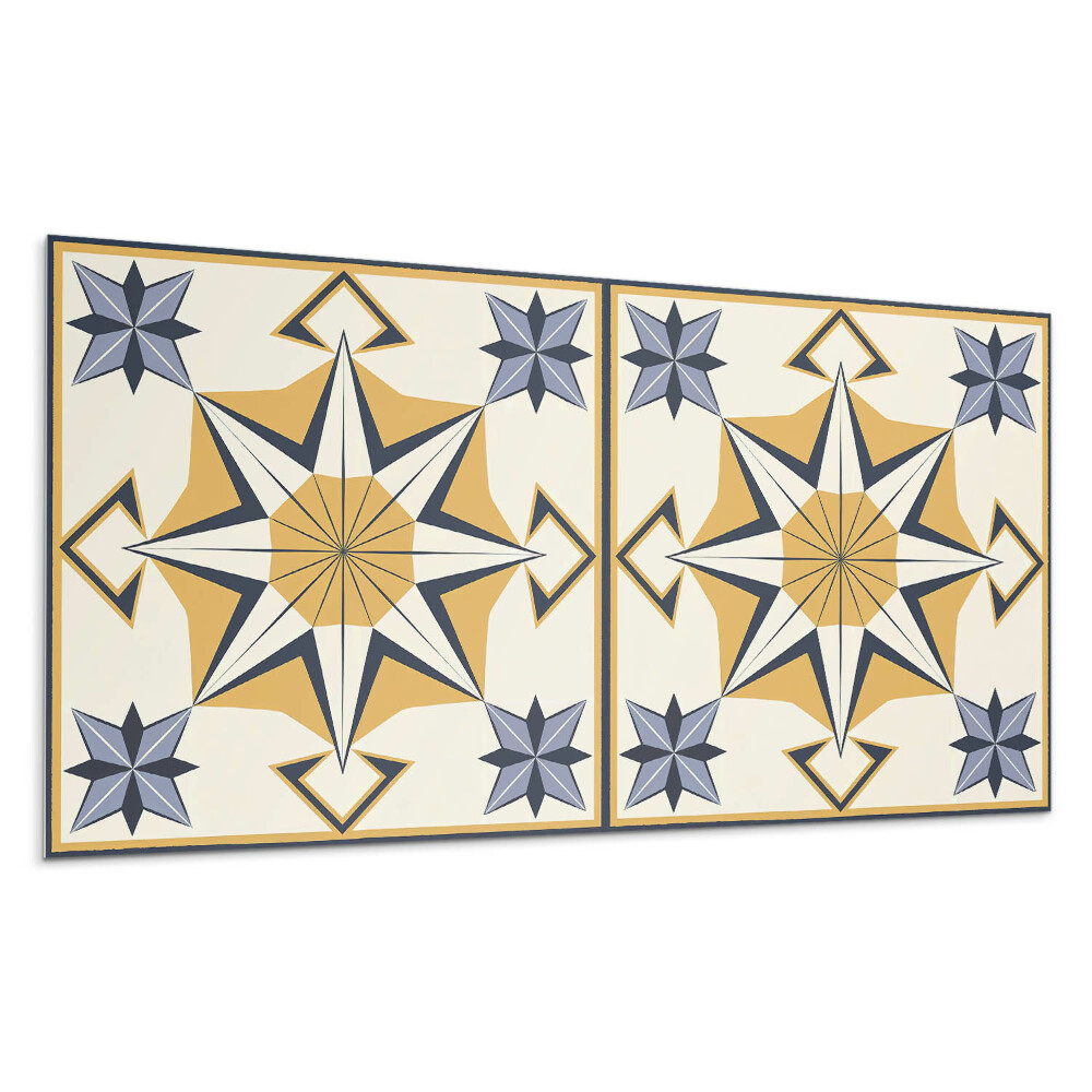 Nástěnný panel Vzor kompasu s hvězdami