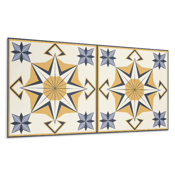 Nástěnný panel Vzor kompasu s hvězdami