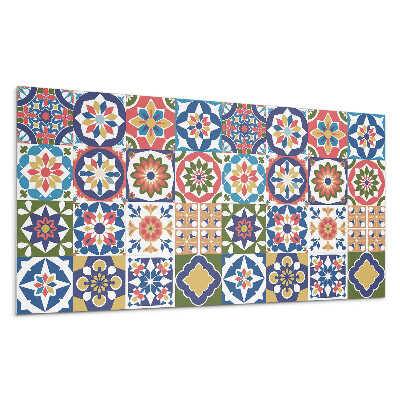 Nástěnný panel Mozaikové vzory ve čtvercích